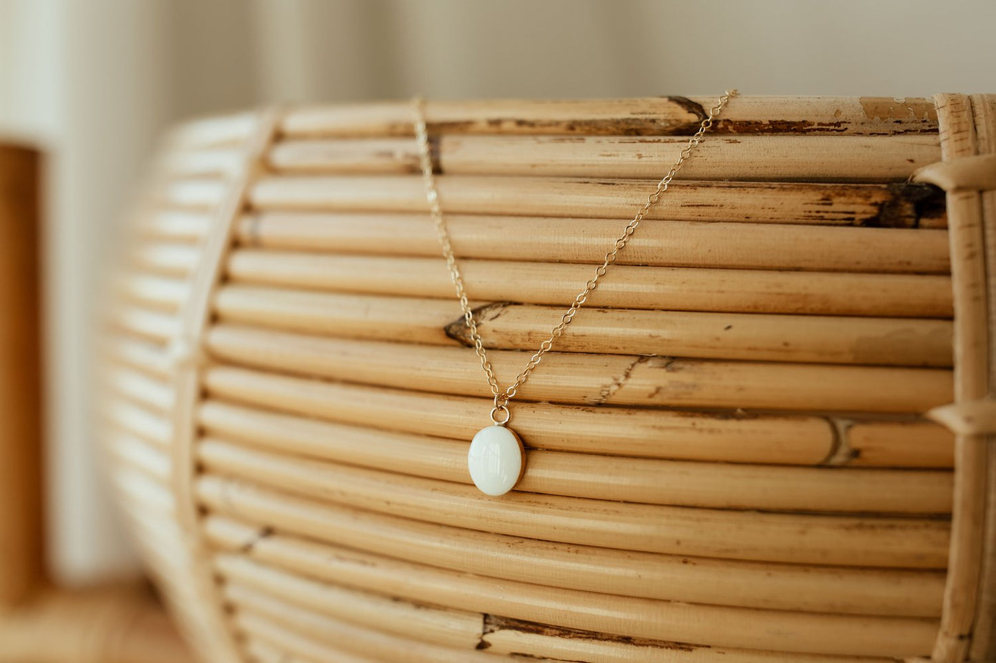 Oval Charm Necklace