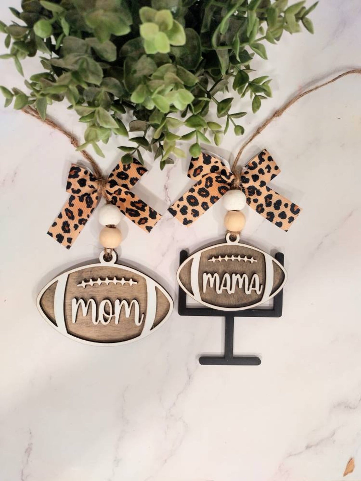 Football mom Car Charm