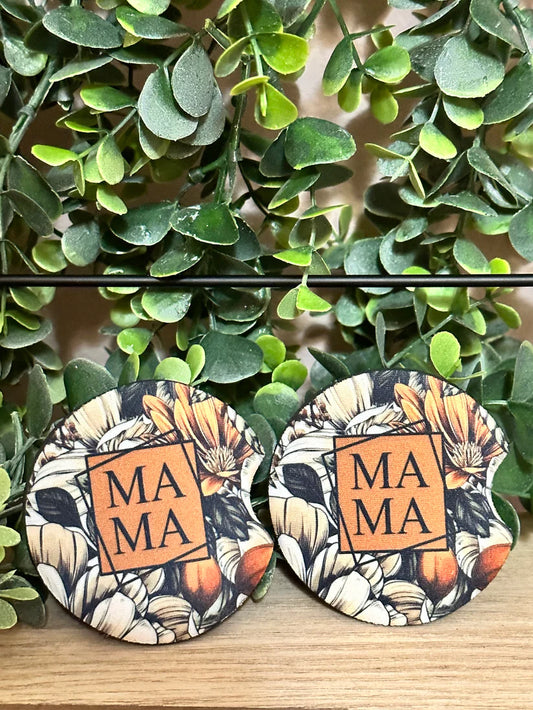 Floral Mama Car Coasters