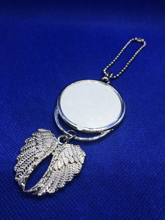 Personalized Angel Wings Memorial Hanging Charm