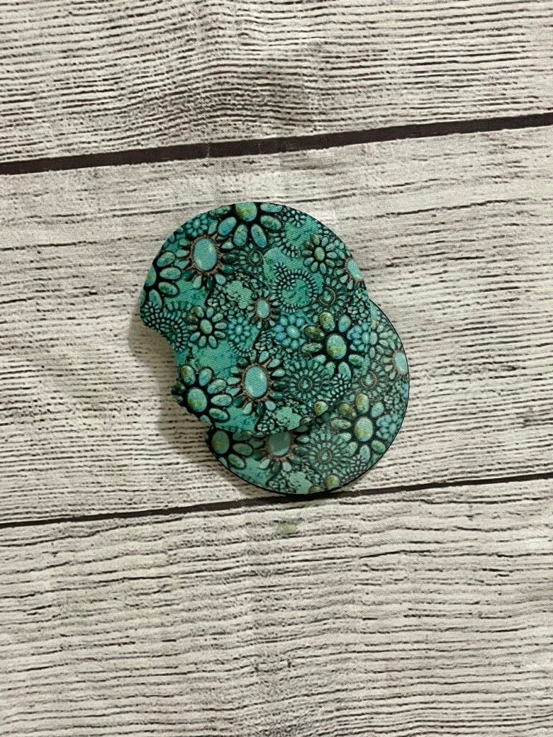 Western Blossom Car Coasters