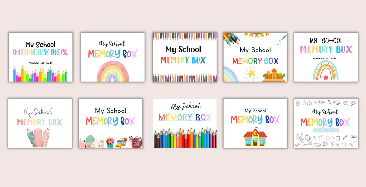 School Keepsake boxes