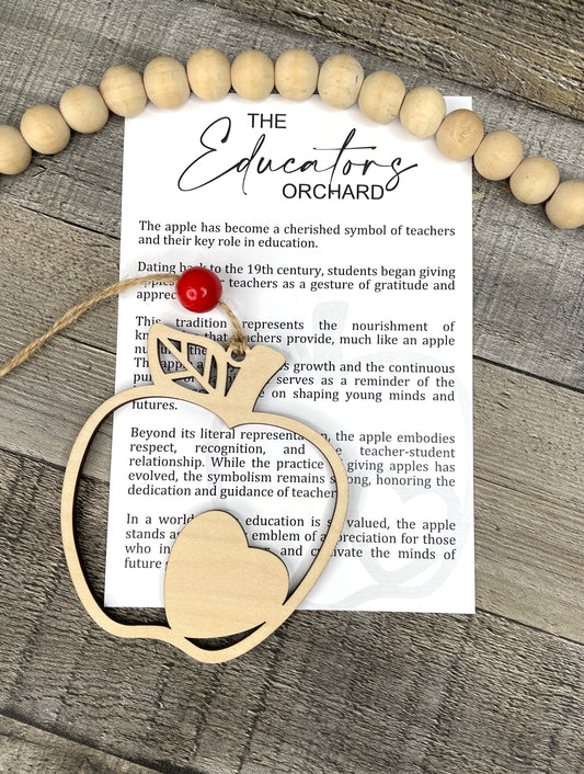 Educators Orchard Car Charm