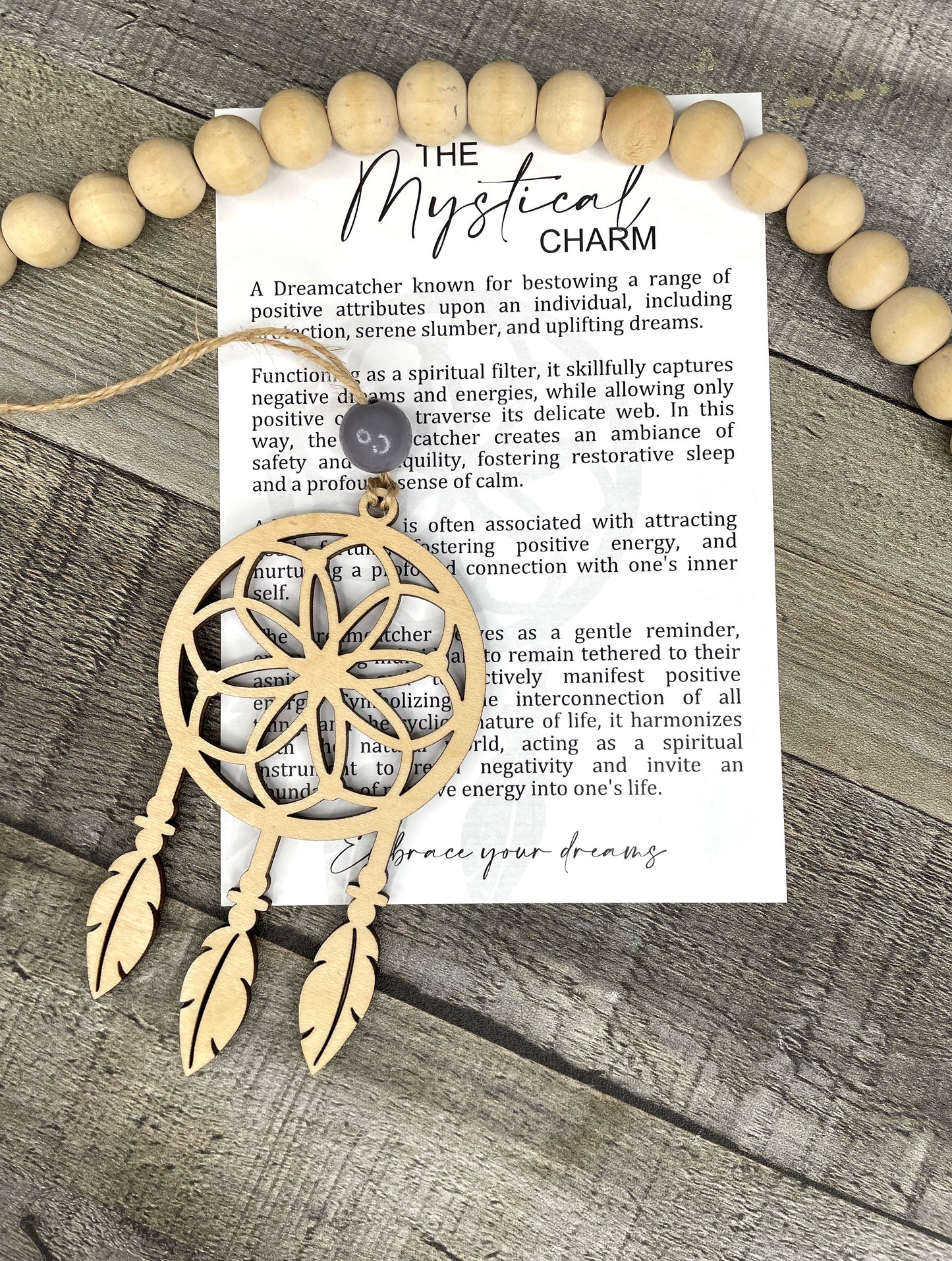 Mystical dreamcatcher Car Charm