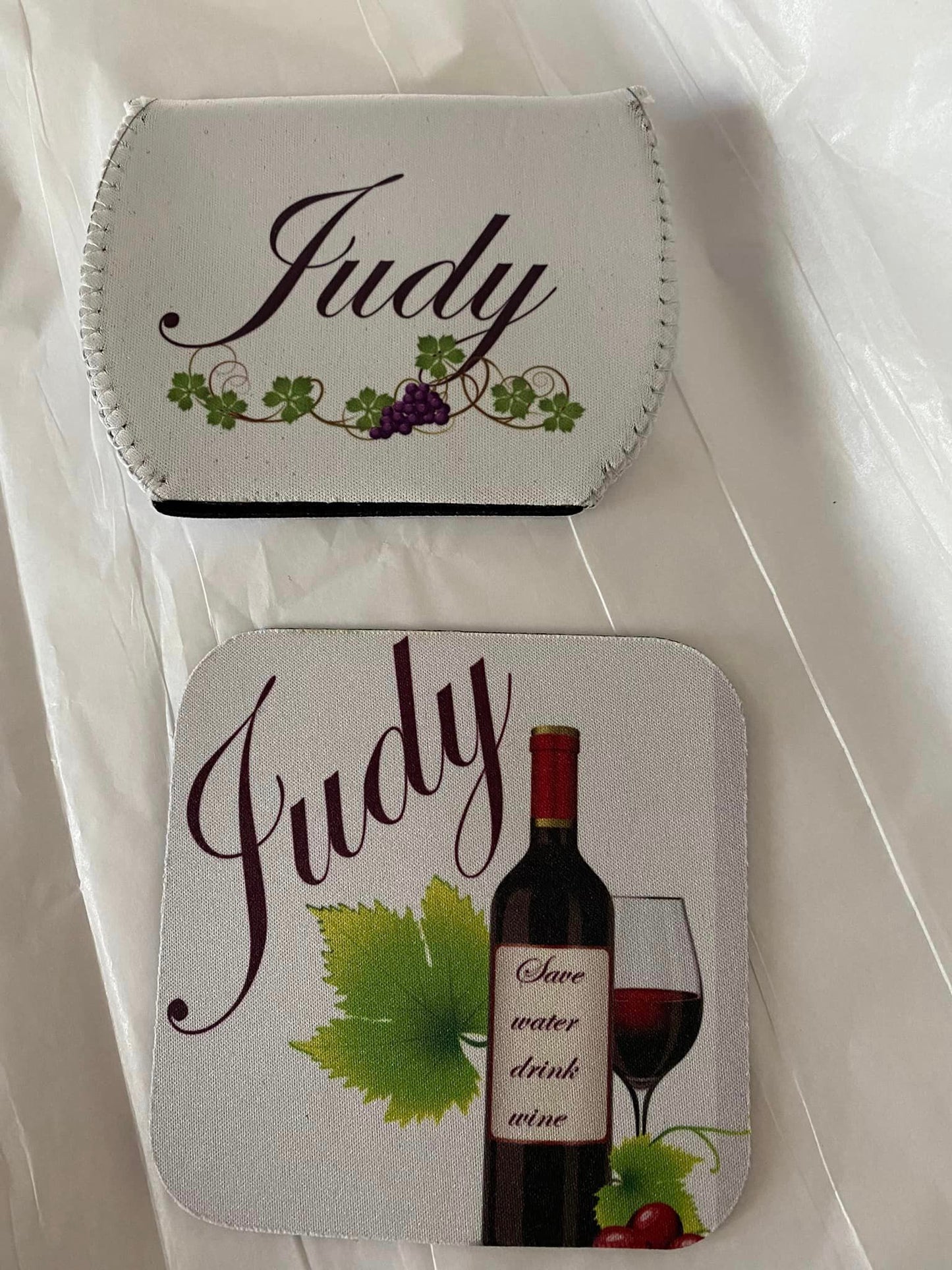 Custom Wine glass sleeve