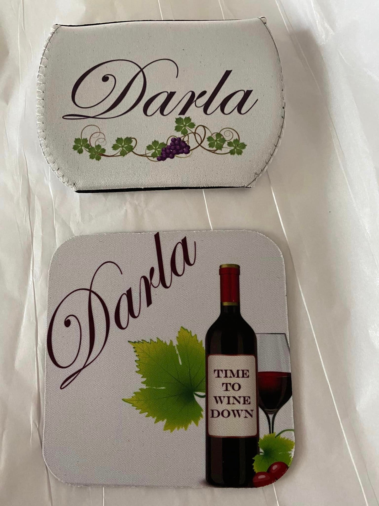 Custom Wine glass sleeve